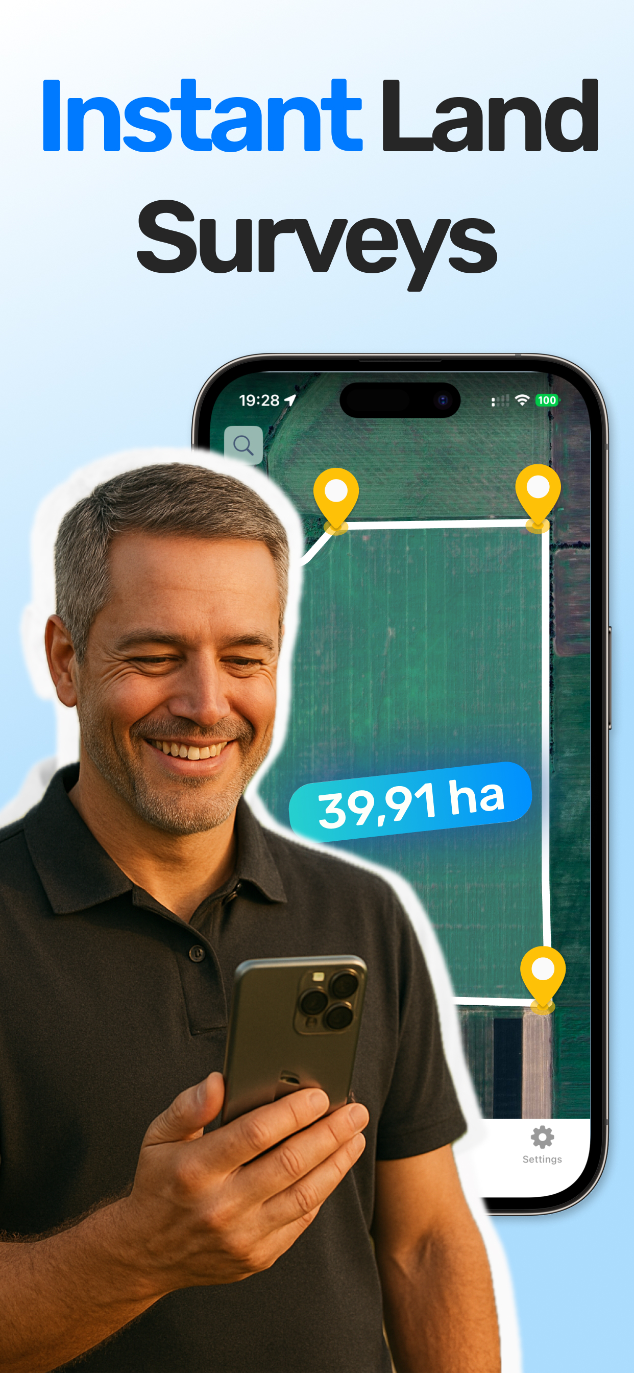 LandLens app interface overview
